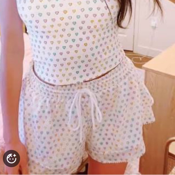 Roller Rabbit Disco Hearts Wave Drawstrings Shorts - Picture 13 of 14